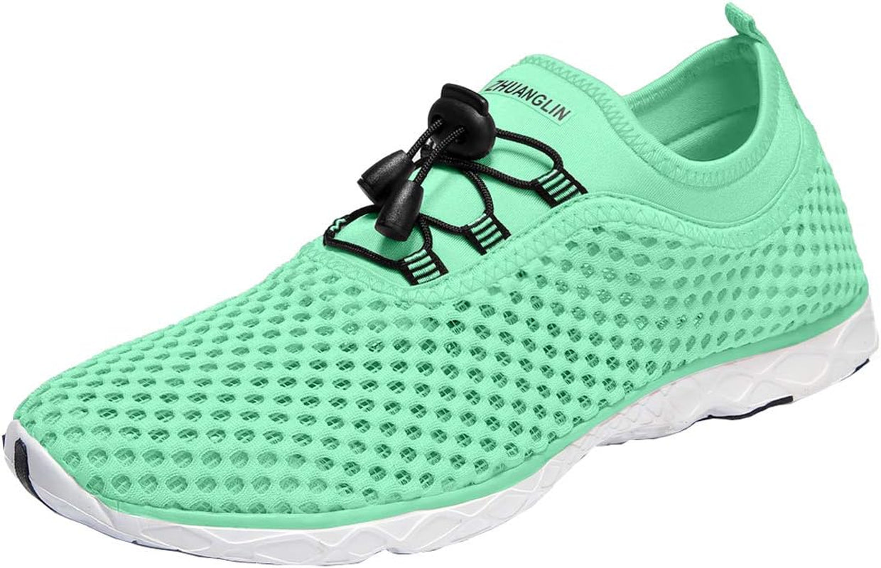 Women's Quick-Drying Aqua Water Shoes with 3-Second Drainage System for Swimming, Hiking, and Yoga