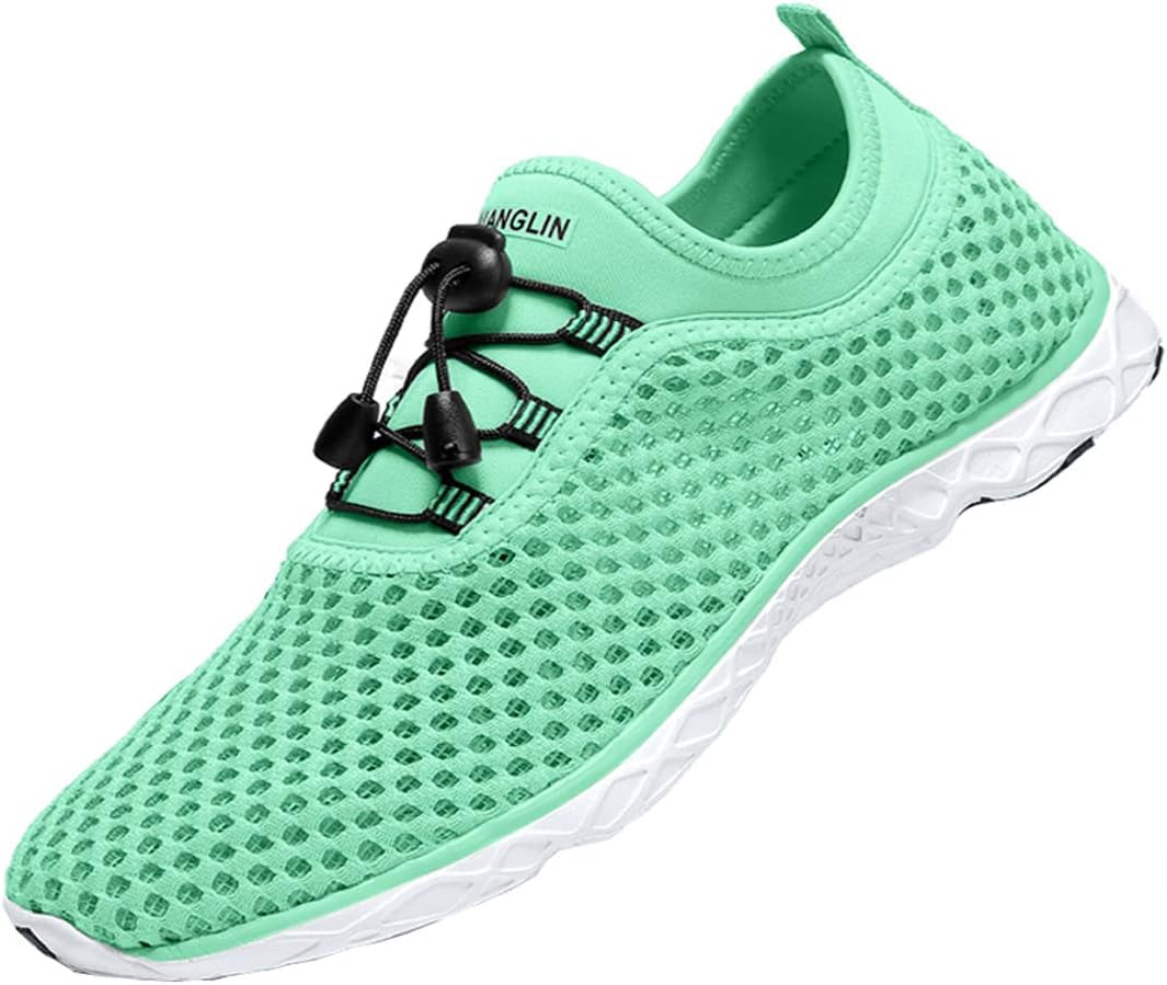 Women's Quick-Drying Aqua Water Shoes with 3-Second Drainage System for Swimming, Hiking, and Yoga